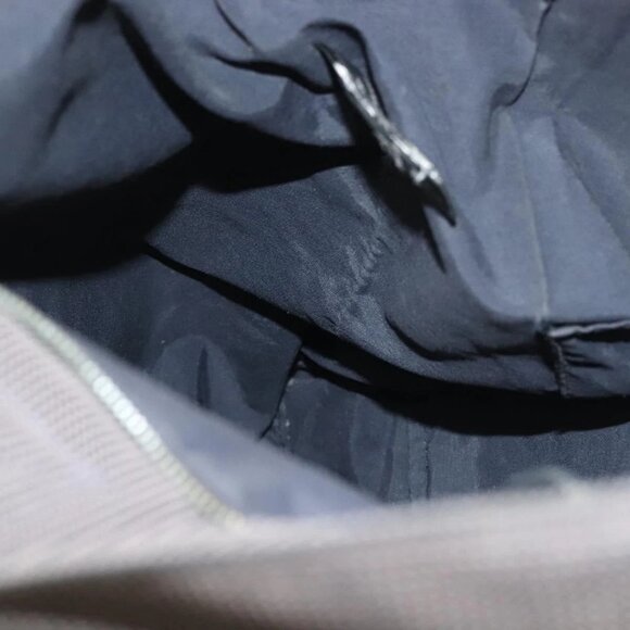 HERMES Her Line Kabas Tote Bag Canvas Gray Silver Auth BA3817 - Picture 13 of 16